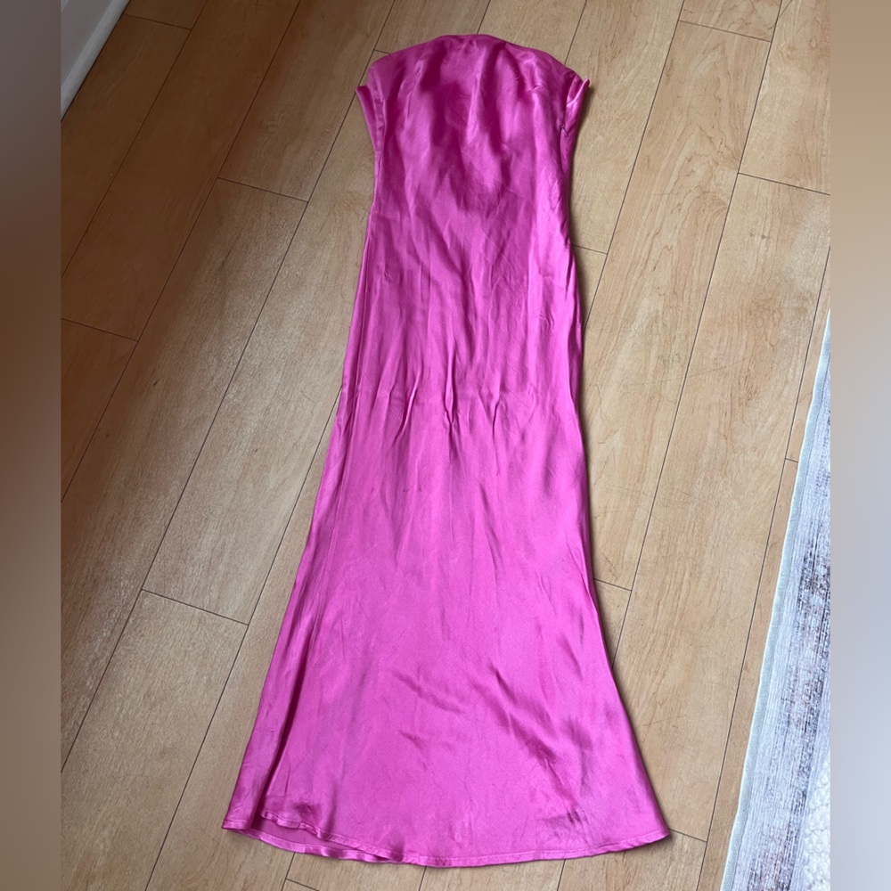 Meshki Silk Strapless Dress